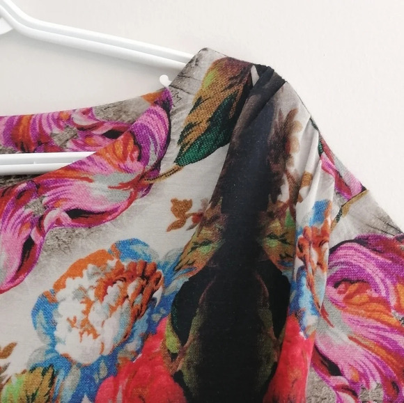 ETRO Wool Blend Floral Paisley Art to Wear 3/4 Sleeve Sheath Dress 44 IT or 8 US - Picture 8 of 16